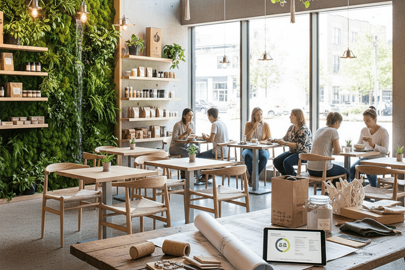 Interiorismo comercial sostenible